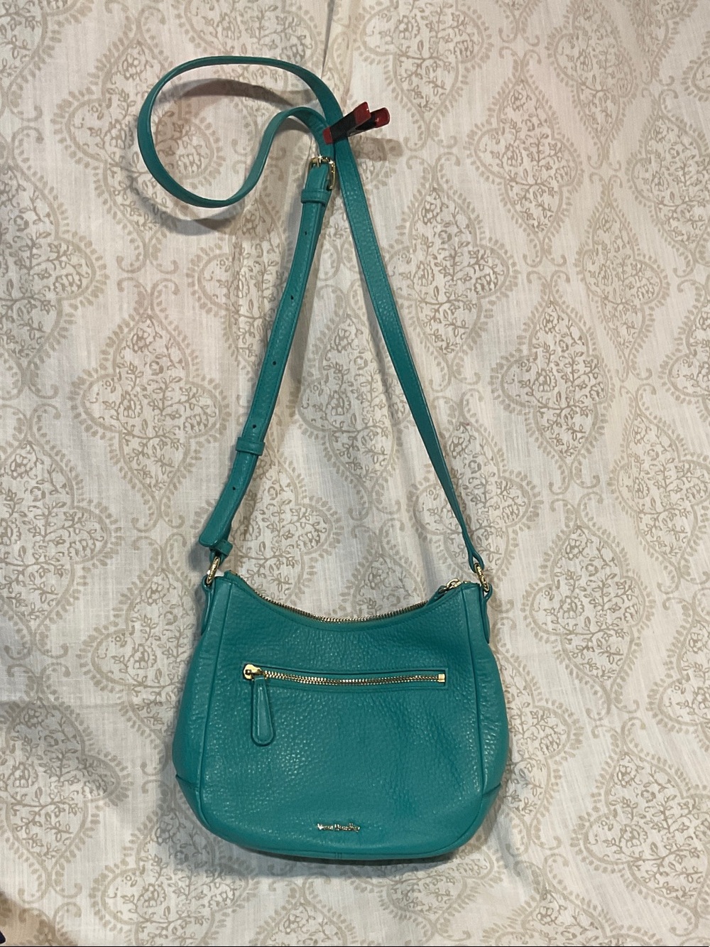 Vera Bradley Turquoise Leather Crossbody Bag - Women